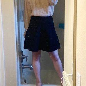 Theory flared mini skirt size P
